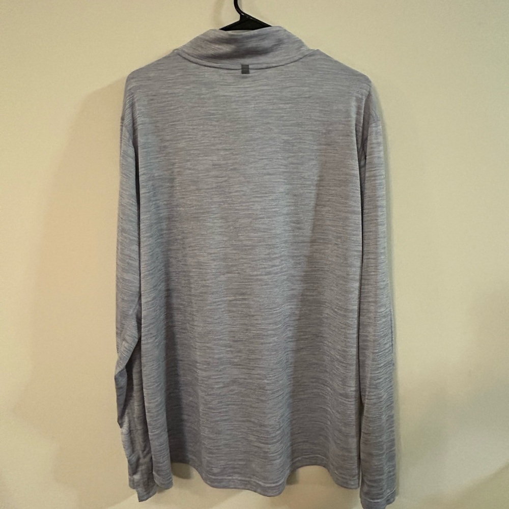 Reebok Light Gray Half-Zip Pullover - image 5